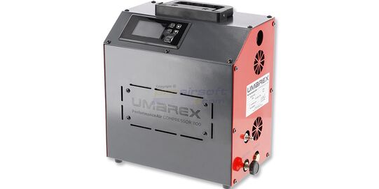 Umarex PAC1100 Compressor 230V / 12V - Umarex PAC 1100 PerformanceAir compressor for filling PCP airguns and compressed air tanks