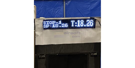 Timer Wireless LED Score Display (Rollable) – Flexible Waterproof LED Board for Shooting Sports - Bright and easy to read LED scoreboard