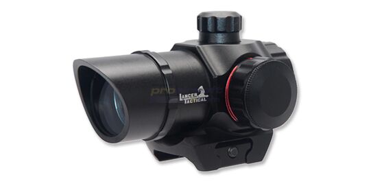 Lancer Tactical 1x22 mini puna/viherpistetähtäin - Lancer Tactical 1x22 Mini puna- ja viherpistetähtäin Picatinny-kiskolla