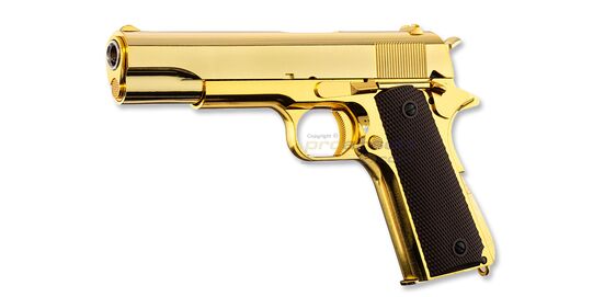 Colt M1911 Government GBB, Gold