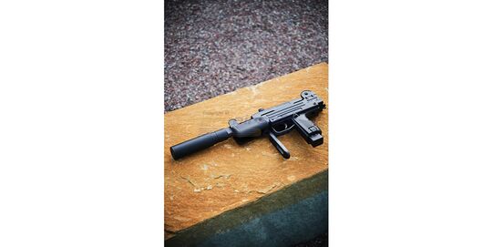 Umarex IWI Mini UZI 4.5 mm Spring Air Rifle – Rifled Barrel and Folding Stock - Umarex IWI Mini UZI 4.5 mm spring air rifle