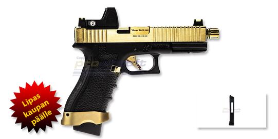 Vorsk EU18 With Red Dot Sight, Metal Slide, Gold/Black