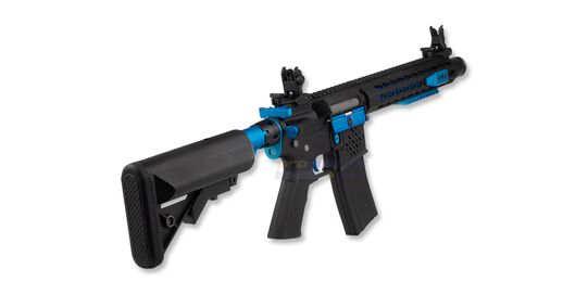 Cybergun Colt M4 Blast sähköase - metalli, KeyMod, MOSFET, sininen