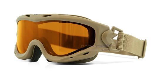 Wiley X Spear Dual Lens Clear/Grey/Light Rust, Tan Frame