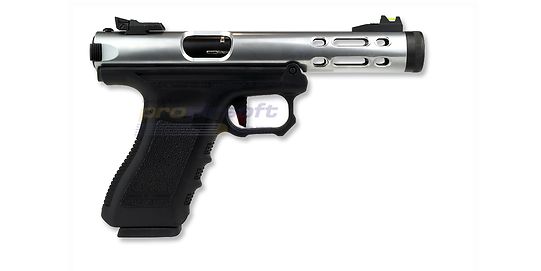 WE Galaxy G-series kaasupistooli, hopea