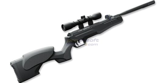 Crosman Vantage Plus Multishot ilmakivääri 4.5mm kiikarilla (24J) - Säänkestävä synteettinen tukki, ambidextrous muotoilu.