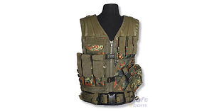 Mil-Tec crossdraw liivit, flecktarn