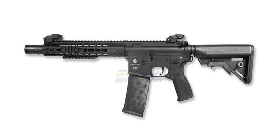 Evolution Recon 10 Silent OPS Carbontech sähköase, musta - Evolution Recon 10 Silent OPS Carbontech sähköase mustassa värissä, täysi sivukuva.