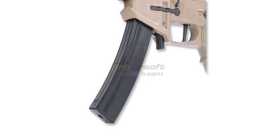 King Arms PDW 9mm SBR Shorty sähköase, hiekka