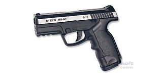 ASG Steyr M9-A1 ilmapistooli 4.5mm CO2, metalli dualtone