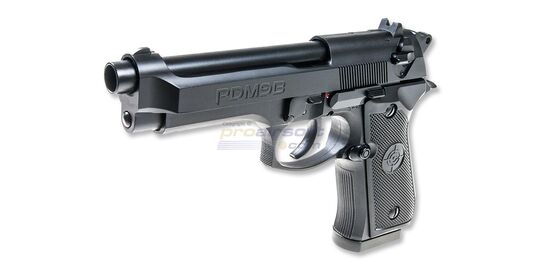 Crosman PDM9B CO2 Air Pistol 4.5mm – dual ammo, blowback, rifled barrel - Fixed sights