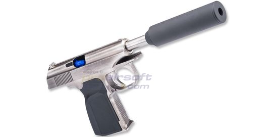 WE Makarov kaasupistooli, metalli hopea