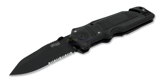 Walther ERK Emergency Rescue taittoveitsi - Walther ERK pelastusveitsi 440C-teräksellä, turvavyöleikkurilla ja lasinrikkojalla