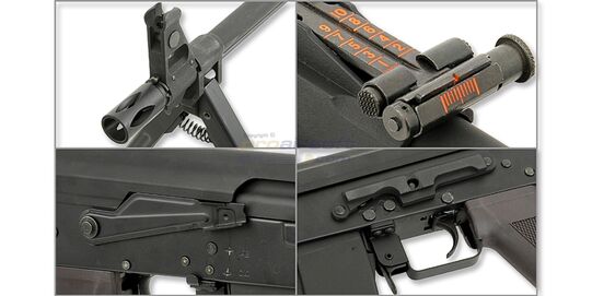 RPK-74 Machinegun AEG, Metal, Black