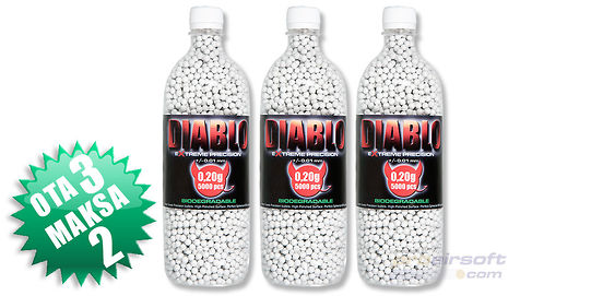3x Diablo Bio BB 0.20g 5000 pcs