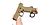 Diablo Keychain Glock 19, Tan