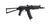AKS-74U sähköase, musta