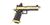 Vorsk Hi-Capa 5.1 GBB With Red Dot Sight, Full Metal, Gold/Black