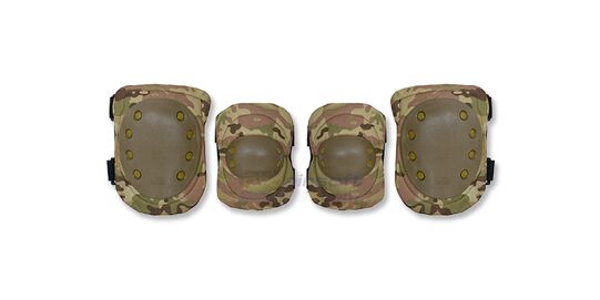 Polvi+kyynärsuojat, multicam