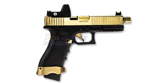Vorsk EU18 With Red Dot Sight, Metal Slide, Gold/Black