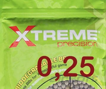 Xtreme Precision 0,25g 2800kpl biokuulat