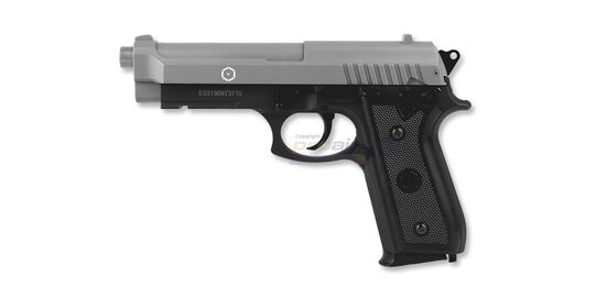 Cybergun Taurus PT92 Spring Pistol, Metal Slide, DualTone