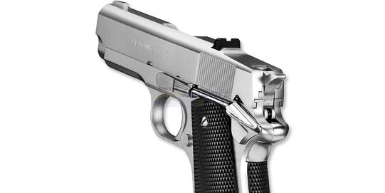 Marui Detonics .45 blowback kaasupistooli, hopea