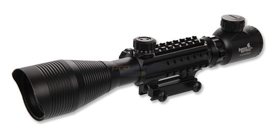 Lancer Tactical 4-12x50EG kiikaritähtäin, valaistu - Lancer Tactical 4–12x50EG airsoft-kiikaritähtäin Picatinny-kiinnityksellä