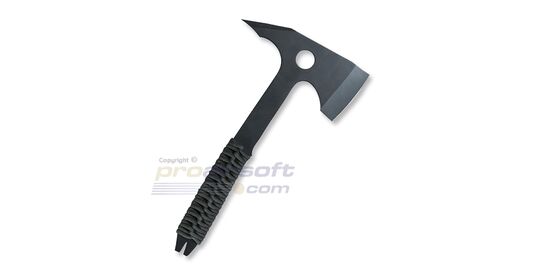 Mil-Tec Tomahawk kirves paracord narulla - Mil-Tec Tomahawk kirves paracord-kahvalla