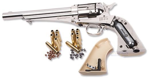 Crosman Remington Model 1875 4.5mm CO2 Silver