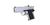 Army Armament 1911 R45A1 blowback kaasupistooli hopea