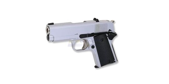 Army Armament 1911 R45A1 blowback kaasupistooli hopea