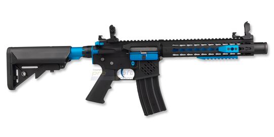Cybergun Colt M4 Blast sähköase - metalli, KeyMod, MOSFET, sininen