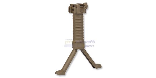 Diablo Handgrip With Bipod, Tan