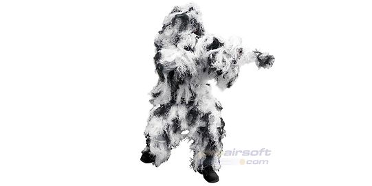 Mil-Tec Pro Ghillie asu, lumikuvio