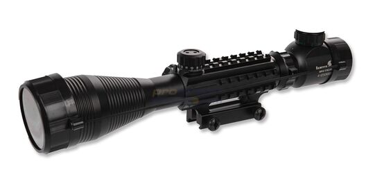 Lancer Tactical 4-12x50EG kiikaritähtäin, valaistu - Lancer Tactical 4–12x50EG airsoft-kiikaritähtäin Picatinny-kiinnityksellä
