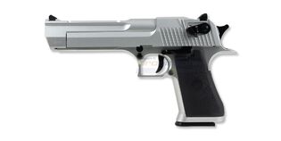 Cybergun Desert Eagle CO2 blowback sarjatuli metalli hopea
