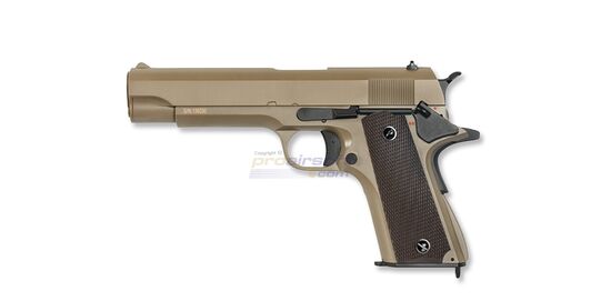 Cyma Colt M1911 AEP MOSFET Edition – electric airsoft pistol with LiPo, tan