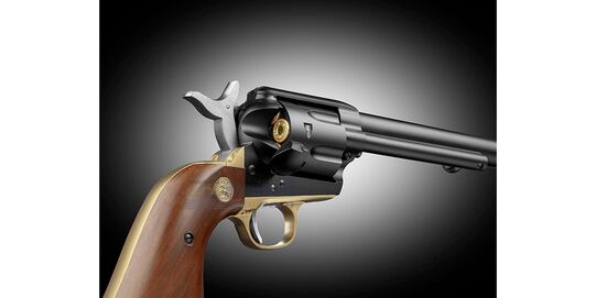 Marui SAA .45 Cavalry 7.5" Spring Revolver – Classic Western Airsoft, Black