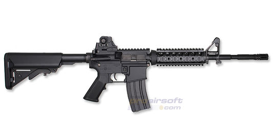 Marui Next-Gen M4 SOPMOD NGRS blowback sähköase - metalli, musta - Tokyo Marui Next-Gen M4 SOPMOD