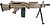 Cybergun FN Mk46 Minimi Machine Gun, Tan