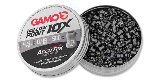 Gamo Hollow Point AccuTek Series 4.5mm (500) - Gamo Hollow Point AccuTek Series 4,5 mm ilmakiväärin ontelokärkiluodit