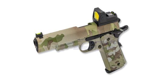 Raven MEU GBB With Red Dot Sight, Full Metal, Multicam