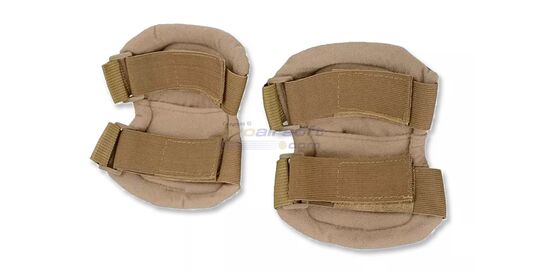 Kyynärsuojat, multicam - Multicam ergonomiset kyynärsuojat tarranauhakiinnityksellä