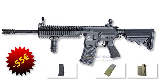 ASG M15 Ranger sähköase (Mosfet) paketti, musta>