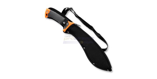 Joker Congo Machete JKR488 – Stainless Steel Kukri Knife for Outdoor and Survival Use - Durable nylon sheath with nylon loop for Joker Congo JKR488 machete