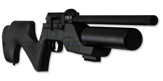 Reximex Lyra Compact PCP Air Rifle 6.35mm, Black