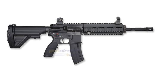 Marui Next-Gen 416D NGRS blowback sähköase - metalli, musta - Tokyo Marui Next-Gen HK416D täysmetallinen blowback sähköase