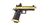 Vorsk Hi-Capa 4.3 GBB With Red Dot Sight, Metal Slide, Gold/Black