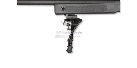 Specna Arms SA-S02 Core High Velocity tarkkuuskivääri, musta - Specna Arms SA-S02 Core High Velocityn mukana tulevat etujalat lukittuna lyhyimpään asentoon